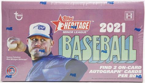 Mlb Topps Heritage Baseball Minor League Trading Card Hobby Box