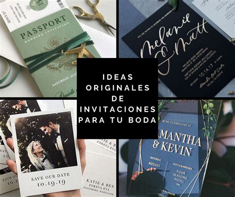 cien mañana Transición invitaciones de boda sencillas y originales