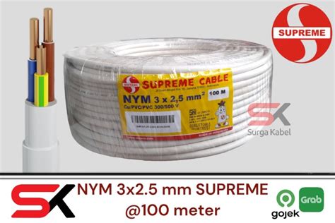 Jual Nym X Mm Supreme Mtr Kabel Tunggal X X X