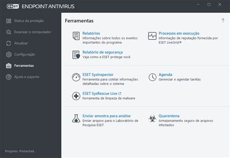 Ferramentas ESET Endpoint Antivirus Ajuda On Line ESET