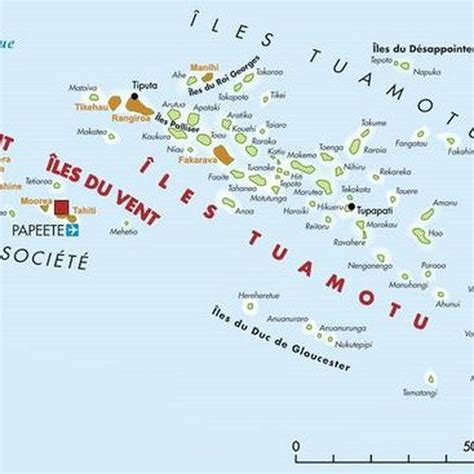 Carte polynésie française Voyage Carte Plan