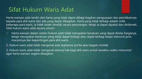 HUKUM WARIS ADAT Pptx