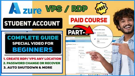 Special Video For Beginners How To Use Azure Portal Create Free RDP