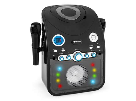 Auna StarMaker Zestaw Karaoke Odtwarzacz CD Bluetooth AUX Efekt