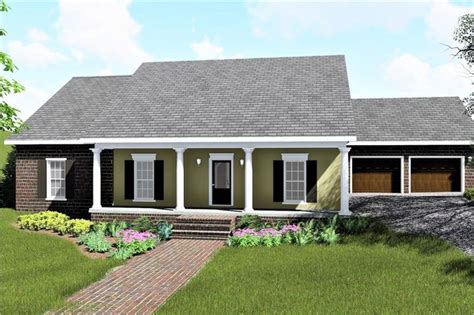 Bedrm Sq Ft Country House Plan Ranch Style House