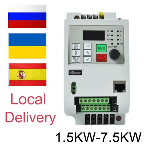 VEVOR VFD Inversor de Freqüência 1 5 2 2 3 0 4 0 7 5KW 220V 3 Fase