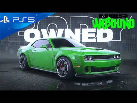 Dodge Challenger SRT8 Need For Speed Unbound PS5 Car Customization