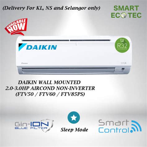 Daikin 2 0 3 0hp R32 Non Inverter Air Conditioners Ftv P Series