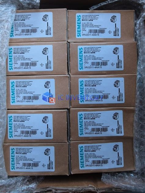 1PCS New Siemens Circuit Breakers 3RV2011 4AA15 Motor YH EBay