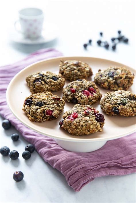 Cookies Healthy Aux Flocons D Avoine Et Compote De Pommes Sans Farine