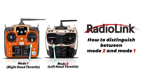 How To Distinguish Between Mode And Mode Of The Rc Transmitter