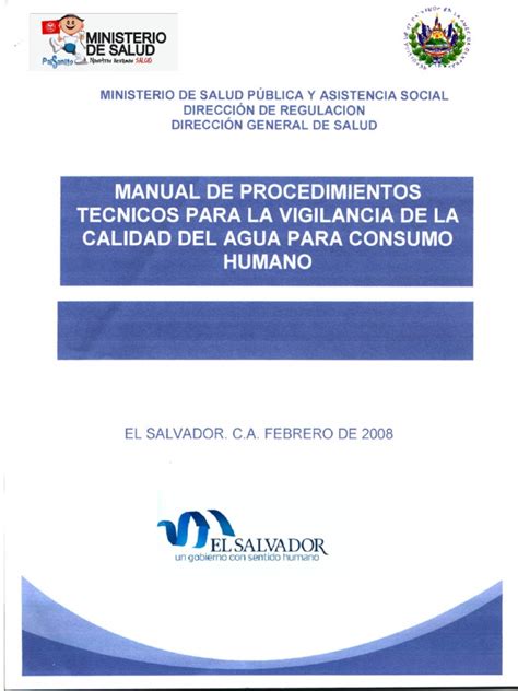 Pdf Manual De Procedimientos T Cnicos Para La Vigilancia De La