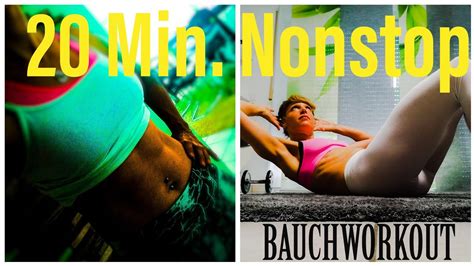 Nonstop Min Bauchworkout Sixpack Abs Work Core Bungen F R Eine