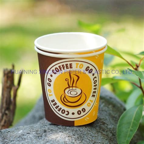 Biodegradable Eco Friendly Custom Logo Printing Disposable Single Wall