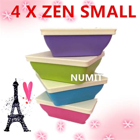 Tupperware Limited Edition Zen Small Square 200ml MIni Food Container