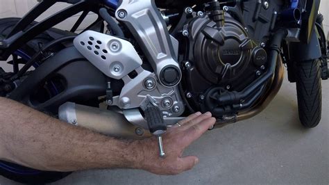 How To Adjust The Brake Pedal On Your Motorcycle Youtube