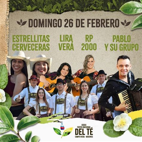 Viví la XXXIII Fiesta Nacional del Té en Campo Viera provincia de