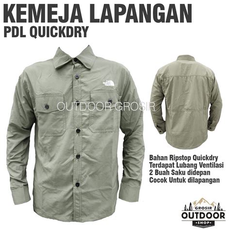 Jual COD Kemeja Tactical Lengan Panjang Pria TNF Kemeja PDL