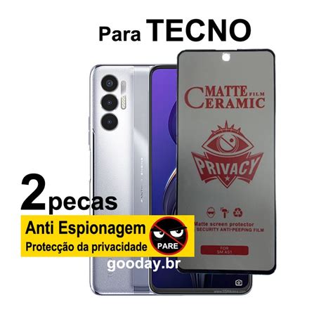 Película Para Tecno Pova 3 Película Protetora de Vidro Película