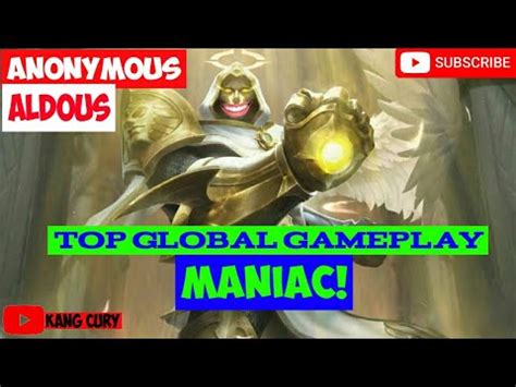 Maniac Top Global Aldous Playgame Top Global Aldous Youtube