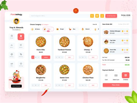 Pos Web App Design For Restaurant By Cmarix On Dribbble