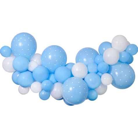 Ballongirlande Deko Set Blau Hellblau Cm