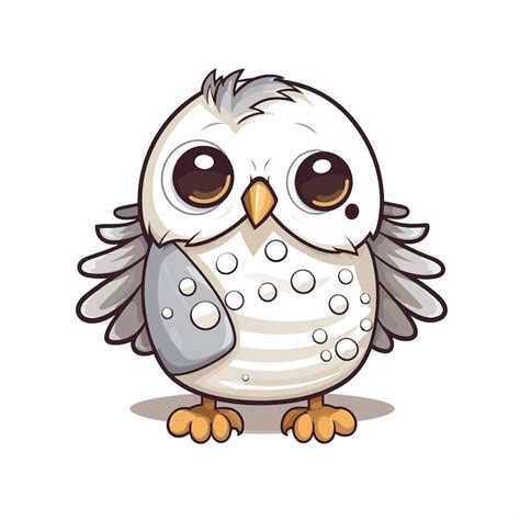 Premium AI Image A Cartoon Owl With Big Eyes And A Big Round Eyes