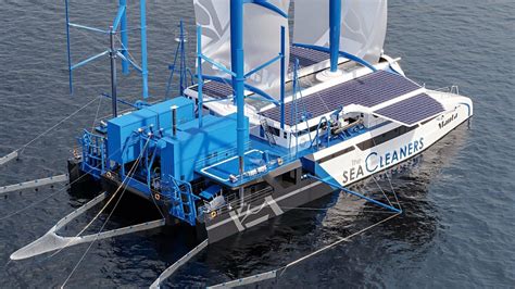 A Sea Cleaning Sailboat That Feeds On Plastic Waste Us Harbors