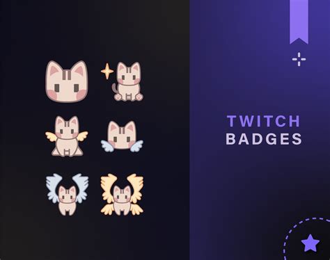 Twitch Sub Badges / Cute Badges / Premade / Twitch Sub Badges / Kawaii ...