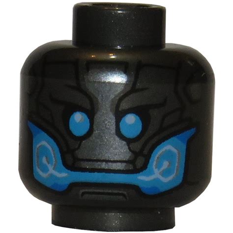 Lego Ultron Minifigure Head Recessed Solid Stud Brick Owl