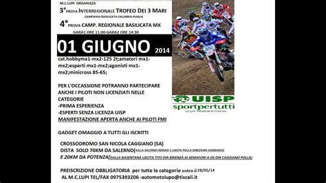 Moto Club Lupi Crossodromo San Nicola Caggiano Promo Spot Motocross