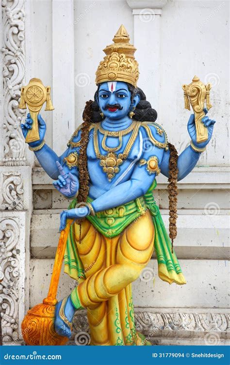 Lord Vishnu stock photo. Image of place, hinduism, polytheism - 31779094