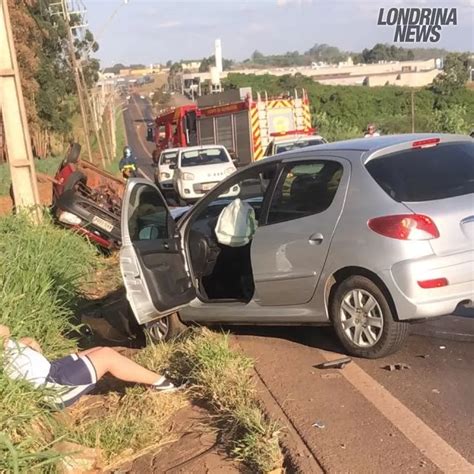 IDOSO MORRE E JOVEM FICA FERIDO APÓS ACIDENTE NA BR 376 EM APUCARANA