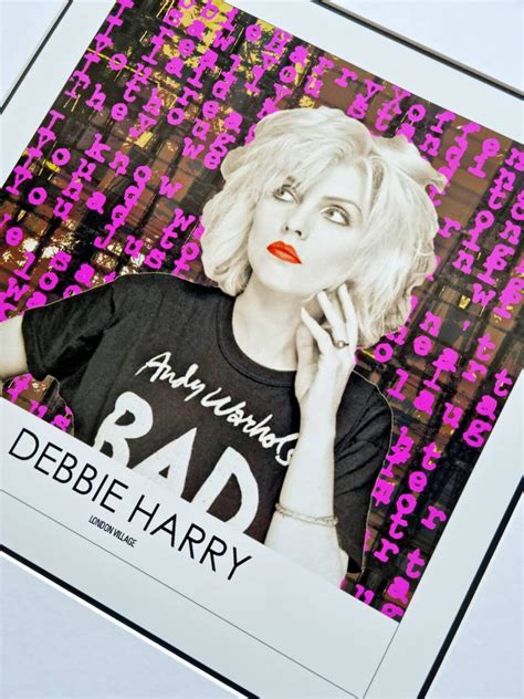 Debbie Harry-andy Warhol Luxury Framed Print - Etsy UK