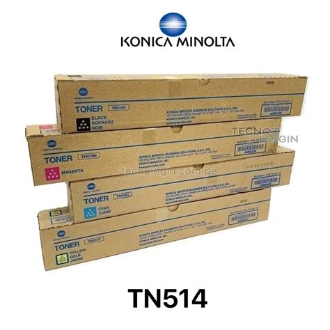 Toner Konica Minolta TN514Y Yellow Bizhub C458 C558 C658 G Limagars