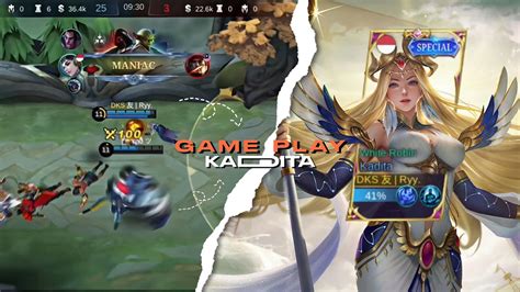 GAME PLAY KADITA MOBILE LEGENDS MANIAC BOSS YouTube