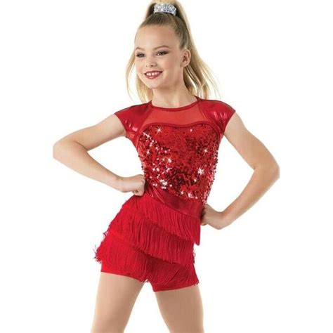 Weissman Other Dance Costume Weissman Red Medium Adult Jazz