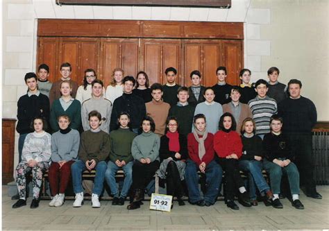 Photo De Classe Classe De 3ème 4 De 1992 Collège Sainte Croix Saint