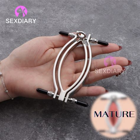 Pussy Labia Clit Clamp Bondage Bdsm Adult Sex Toys Pussy Jewelry