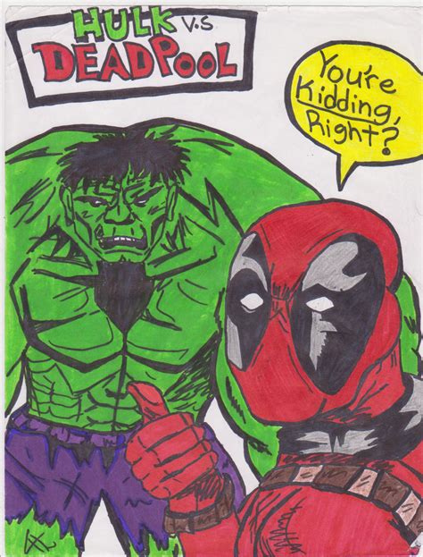 Deadpool vs Hulk by Tobi108 on DeviantArt