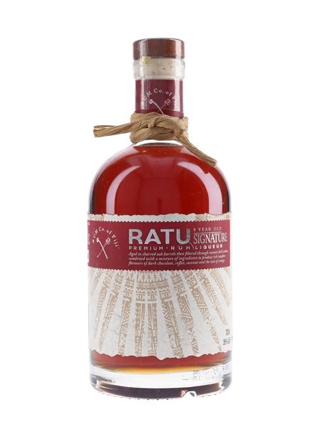 Ratu 8 Year Old Signature Premium Rum Liqueur Lot 59952 Buysell