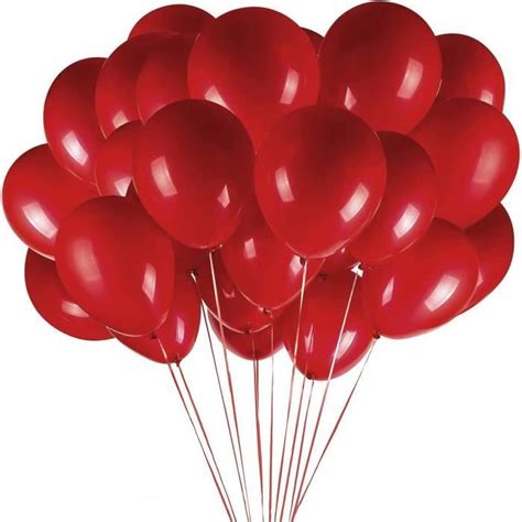 Ballon Rouges 100 Pièces 30 Cm 12 Pouces Ballons À L Hélium En