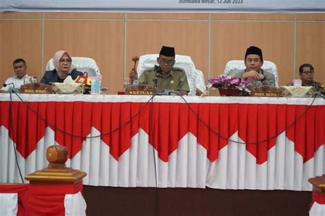 Dprd Sumbawa Gelar Paripurna Agendanya Penyampaian Jawaban Bupati