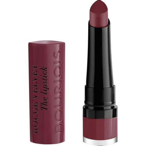 Rouge à Lèvres Rouge Velvet The Lipstick Fini mat et velouté Longue Tenue Nude Lounge gr