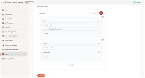 Pre update profile action - WSO2 Identity Server