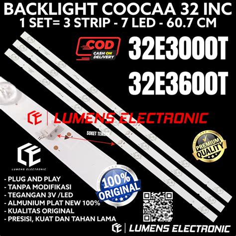 Jual Backlight Tv Led Coocaa Inc E E E T E T