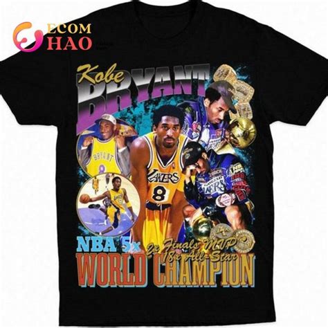 Vintage Kobe Bryant Lakers Tribute T-Shirt - Ecomhao Store