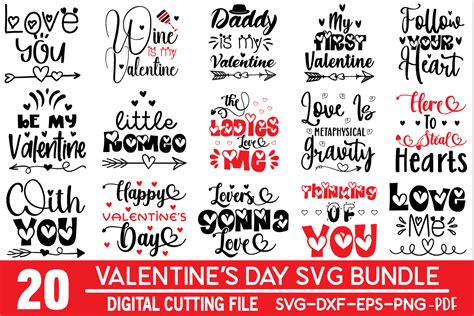 Valentines Day Svg Bundle Bundle · Creative Fabrica