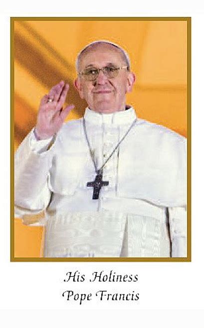 Holy Card Pope Francis Five Finger Prayer Z5985 Fc Ziegler Company