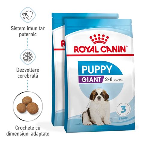 Pachet Economic ROYAL CANIN Giant Puppy hrană uscată câine junior